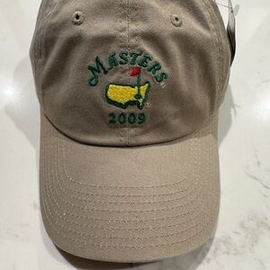 Tan Masters 2009 Cap (NWT)